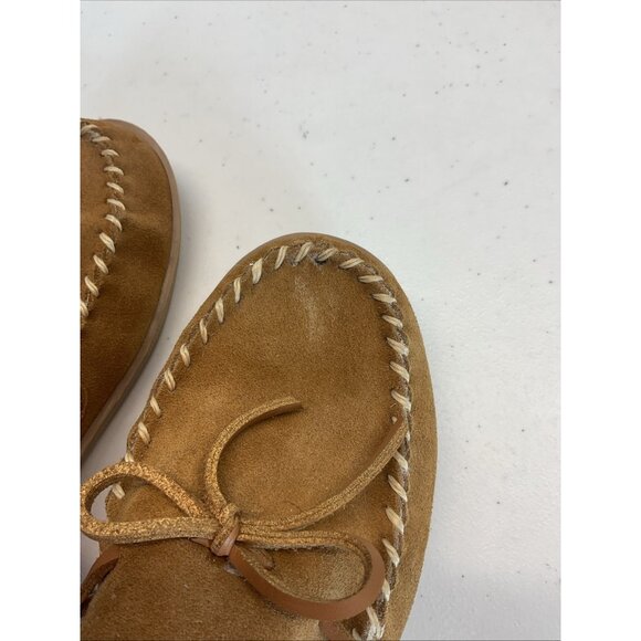 My Slippers  All Season Womens Leather Moccasin Slippers Size 8 Worn Once - Picture 5 of 11